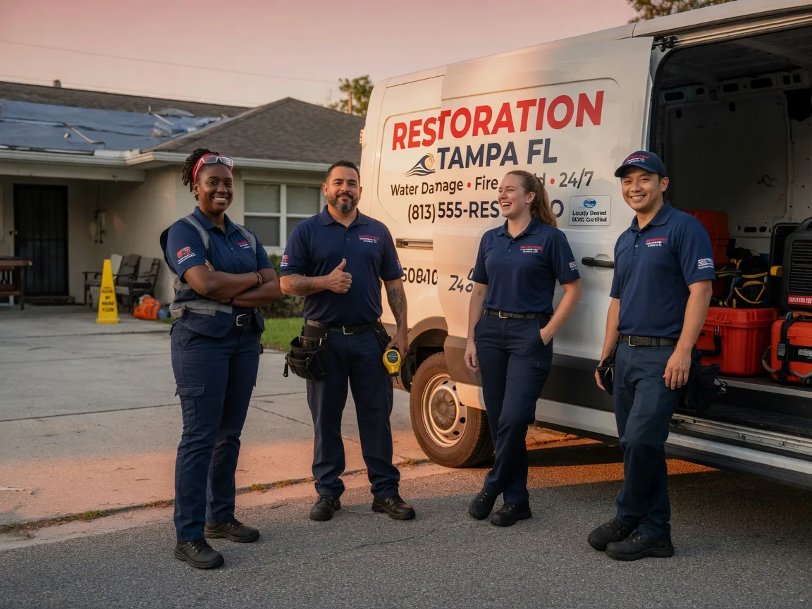 Water Damage Restoration company in West, MS
